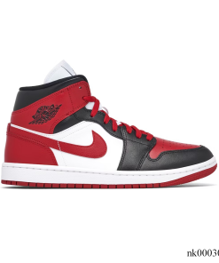 AJ 1 Mid Alternate Bred Toe Shoes Sneakers - nk0003010
