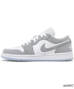 Alternative view of AJ 1 Low White Wolf Grey Shoes Sneakers - nk0002757