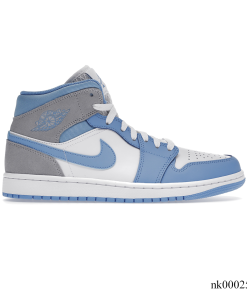 AJ 1 Mid University Blue Grey Shoes Sneakers - nk0002522