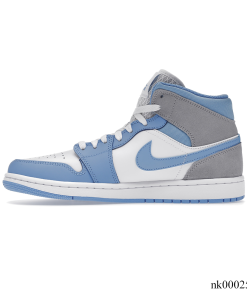 Alternative view of AJ 1 Mid University Blue Grey Shoes Sneakers - nk0002522