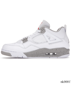 Alternative view of AJ 4 Retro White Oreo (2021) Shoes Sneakers (Big Size Available) - nk0001723