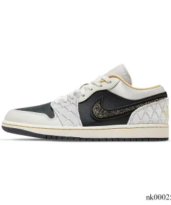 Alternative view of AJ 1 Low Beaded Swoosh Shoes Sneakers - nk0002543