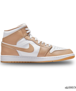 Alternative view of AJ 1 Mid Tan Gum Shoes Sneakers - nk0003093