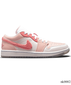 Alternative view of AJ 1 Low SE Mighty Swooshers Pink Shoes Sneakers - nk0002541