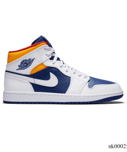 AJ 1 Mid Royal Blue Laser Orange Shoes Sneakers - nk0002550
