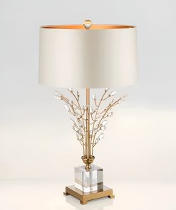 Gleaming Gold-Plated Table Lamp