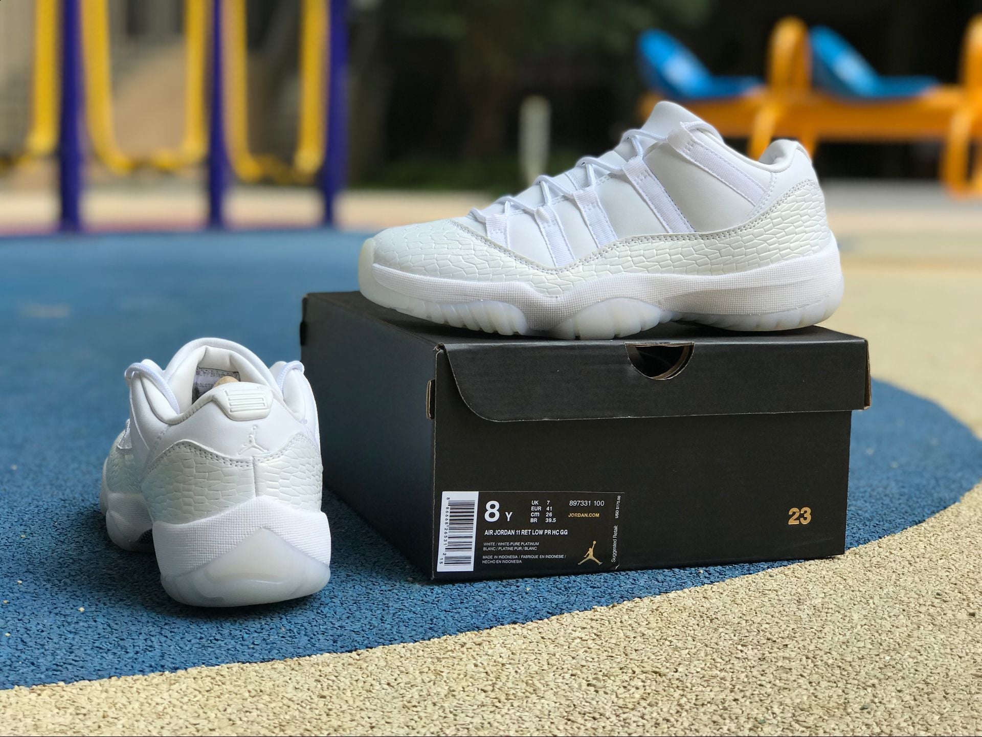 AJ 11 Retro Low Heiress Pure Platinum Shoes Sneakers - nk0000615 - Image 12