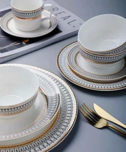 Alternative view of Nordic Dinnerware Set for Party