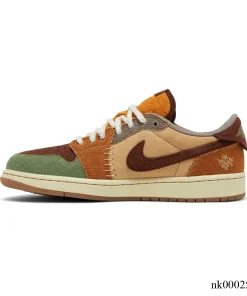 Alternative view of Zion Williamson x AJ 1 Low OG Voodoo Shoes Sneakers – nk0002534