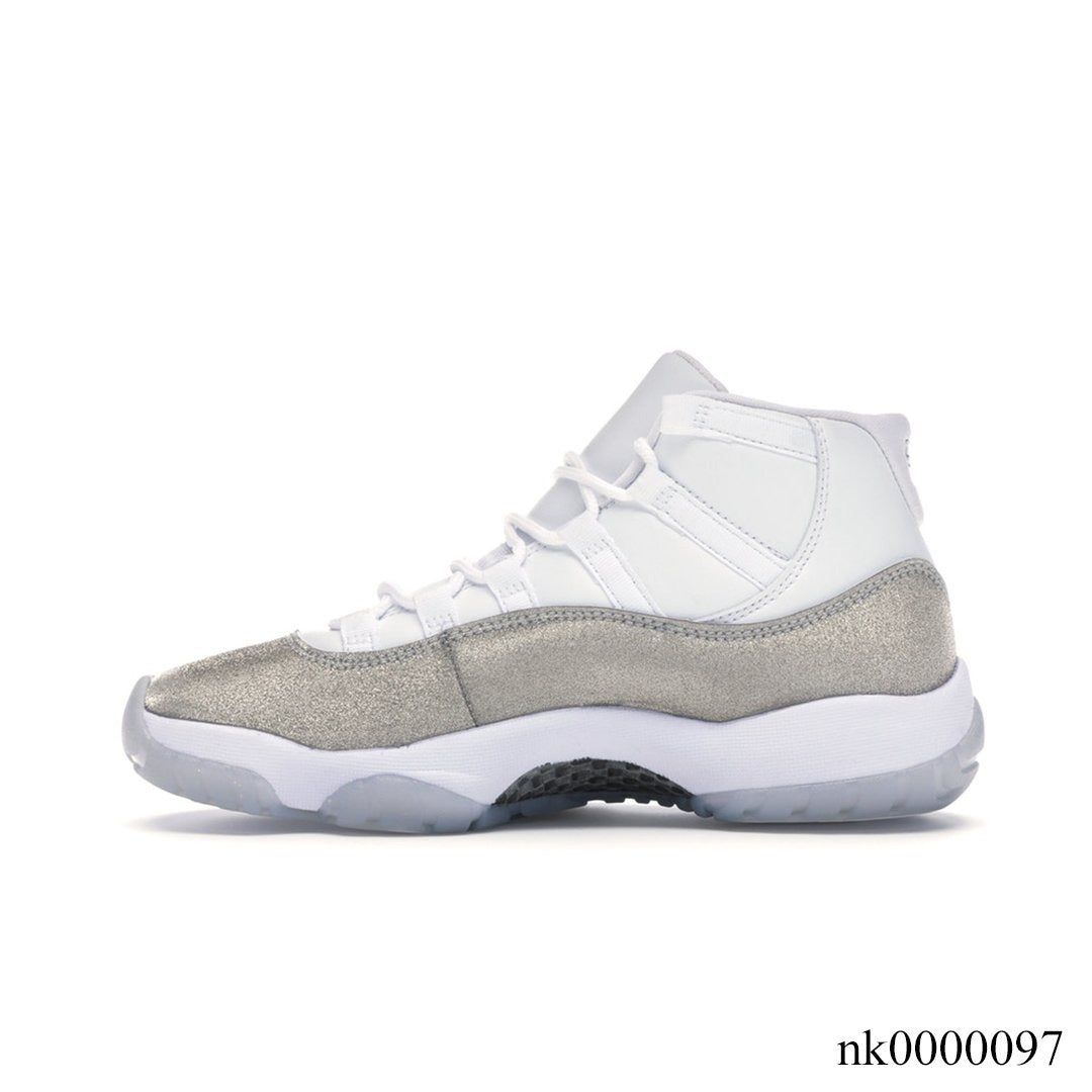 AJ 11 Retro White Metallic Silver (W) Shoes Sneakers - nk0000097 - Image 2