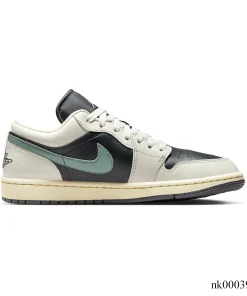 AJ 1 Low Jade Smoke Shoes Sneakers - nk0003922