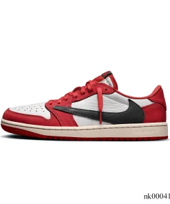 Alternative view of Travis Scott x AJ 1 Low OG Chicago Shoes Sneakers - nk0004155