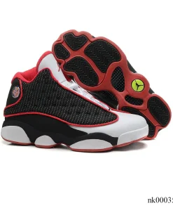 Alternative view of AJ 13 White Black Red Mesh Shoes Sneakers - nk0003595