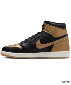Alternative view of AJ 1 High OG Gold Medal/Metallic Gold Shoes Sneakers - nk0004118