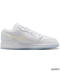 AJ 1 Low Glitter Swoosh Shoes Sneakers - nk0003153