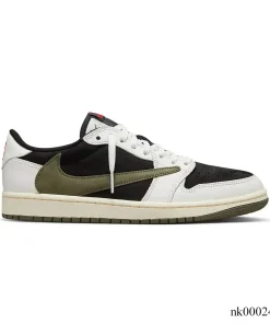 Travis Scott x AJ 1 Low OG Olive Shoes Sneakers - nk0002431