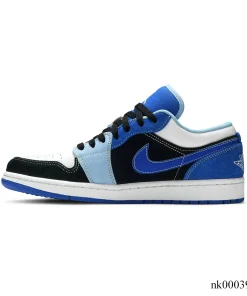 Alternative view of AJ 1 Low Racer Blue White Shoes Sneakers - nk0003946