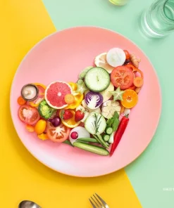 Plates Dinnerware Dishes, Pink