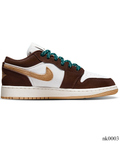 AJ 1 Low Cacao Wow Shoes Sneakers - nk0003136