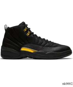 Alternative view of AJ 12 Black Taxi Shoes Sneakers - nk0002242