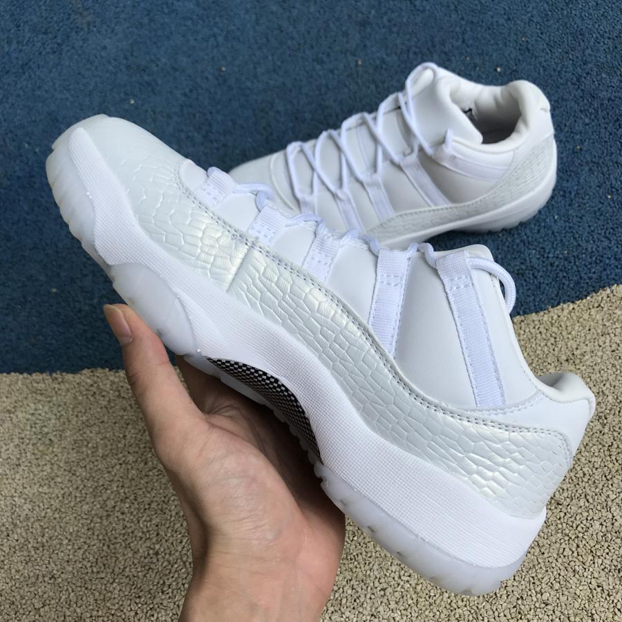 AJ 11 Retro Low Heiress Pure Platinum Shoes Sneakers - nk0000615 - Image 6