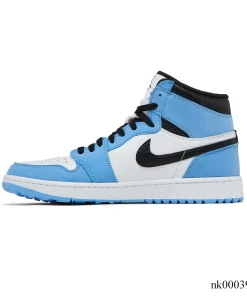 Alternative view of AJ 1 High Golf University Blue Shoes Sneakers - nk0003986