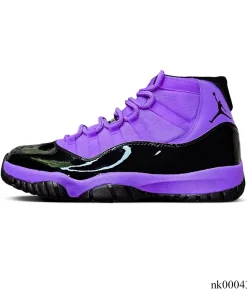Alternative view of AJ 11 Black Purple Shoes Sneakers – nk0004399