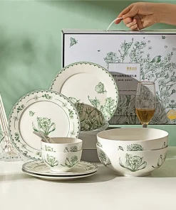 French Retro Tableware Set