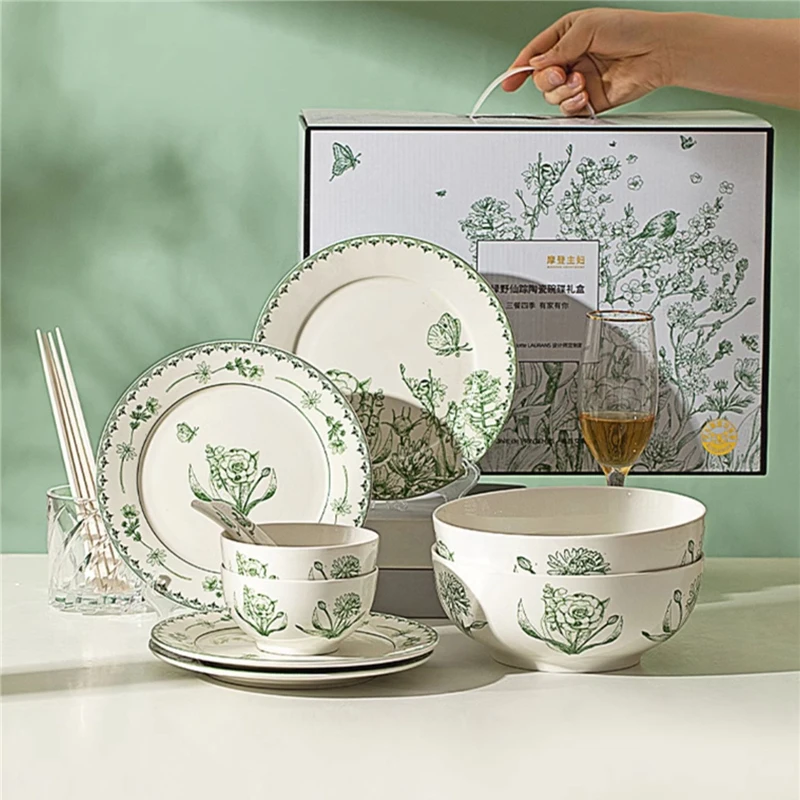 French Retro Tableware Set