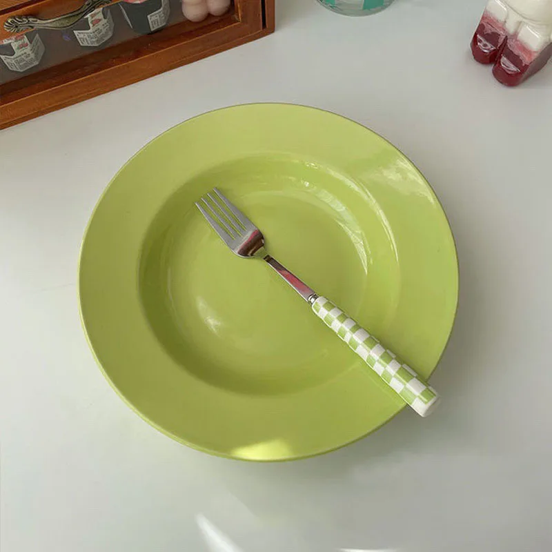 French Straw Hat Plate Western Deep Platter - Image 3