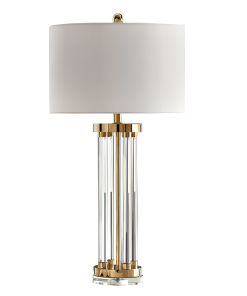Alternative view of Golden Crystal Clarity LED Table Lamp