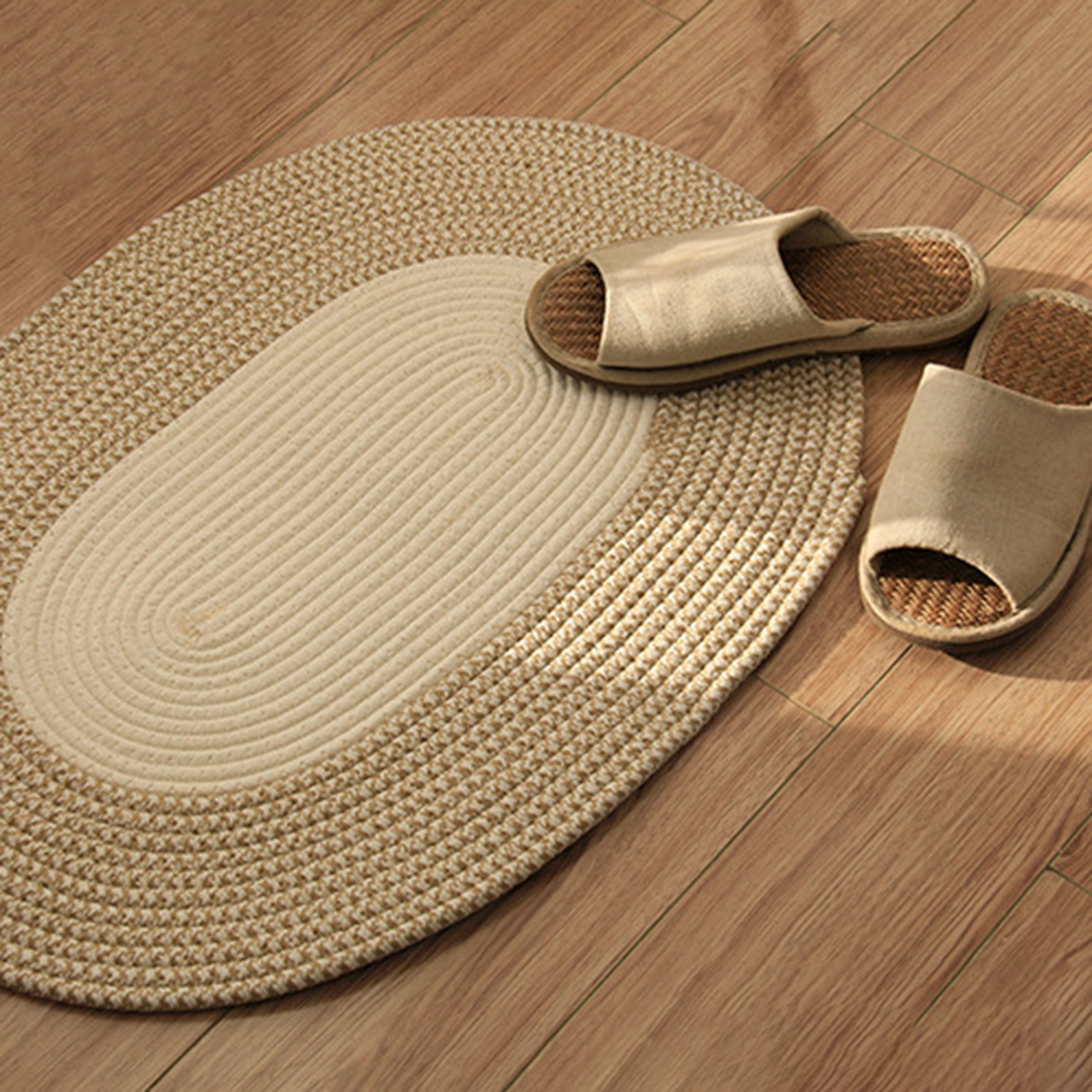 Hand-woven Sand Scraping Door Entrance Welcome Mat - Image 3