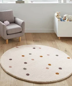 Nordic Rugs for Bedroom Faux Cashmere Dots