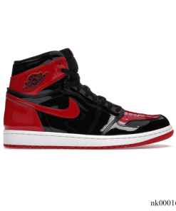 AJ 1 Retro High OG Bred Patent Shoes Sneakers - nk0001651