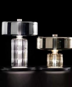 Transparent Glass LED Table Lamp