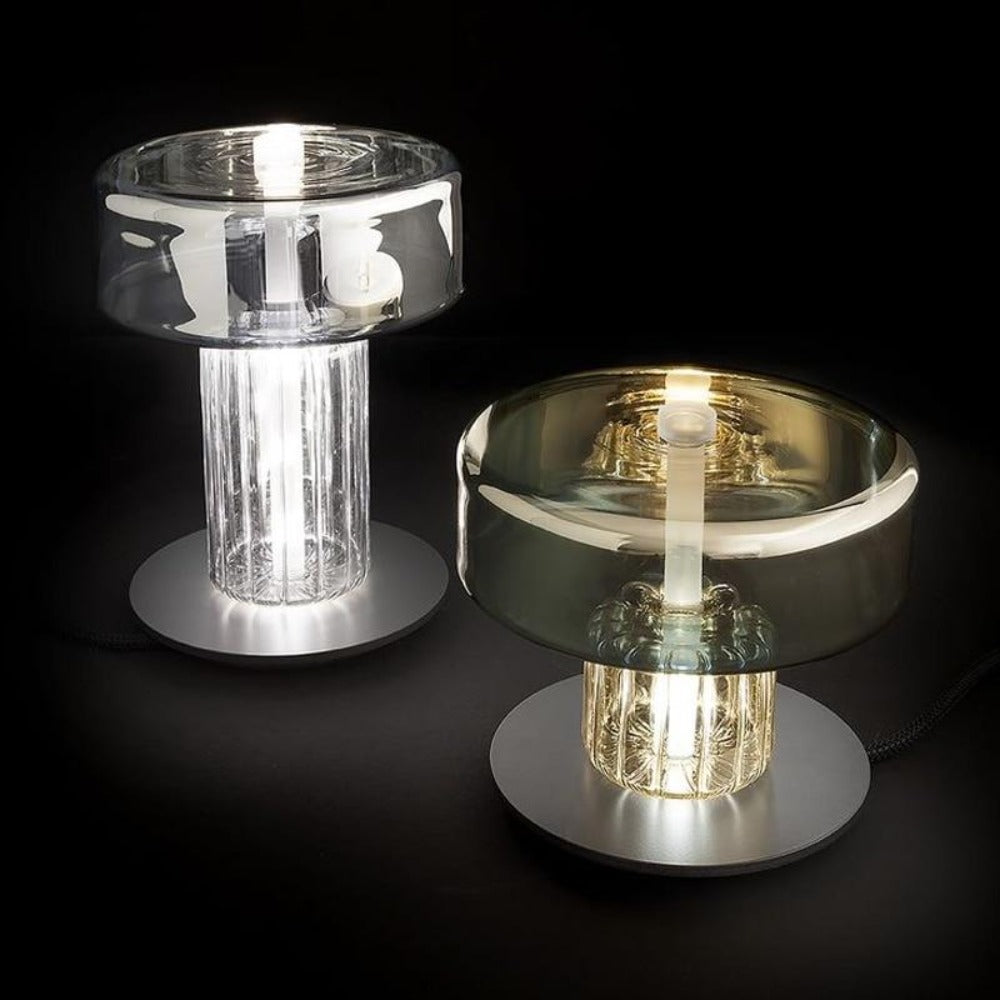 Transparent Glass LED Table Lamp - Image 4