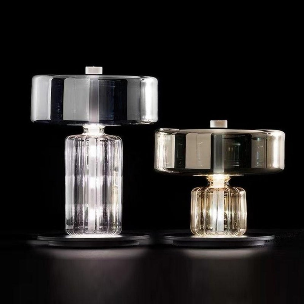 Transparent Glass LED Table Lamp - Image 7