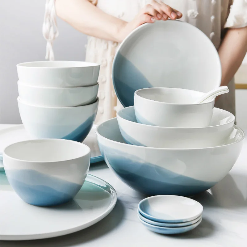 Mountain Scenery Ceramic Dinner Plate - Image 3