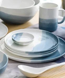 Mountain Scenery Ceramic Dinner Plate