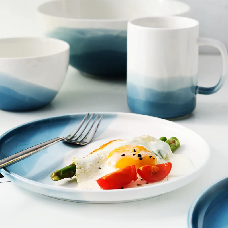 Mountain Scenery Ceramic Dinner Plate - Image 5