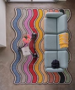 Cute Decoration Rainbow Soft Fluffy Area Rug