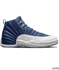 Alternative view of AJ 12 Retro Stone Blue Shoes Sneakers - nk0000810