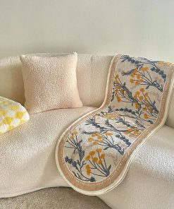 Non-slip Oval Floor Mat Ins Area Rug for Living Room