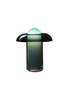 Alternative view of Modern Glass Shaded LED Table Lamp