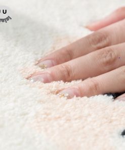 Alternative view of White Plush Rug For Living Room