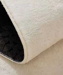 Alternative view of Round Soft Plush Carpets Decoration Rug