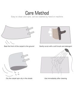 Alternative view of Creative Heterogonal Carpet Living Room Decoration