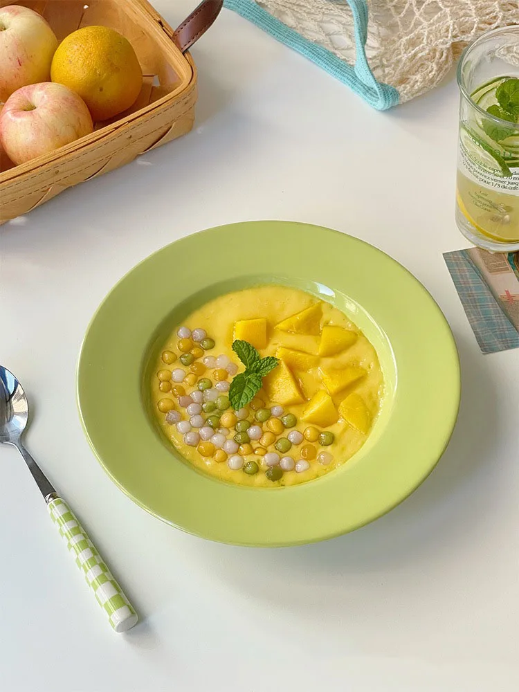 French Straw Hat Plate Western Deep Platter - Image 4