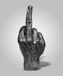 Alternative view of I Have A Bad Attitude Sculpture