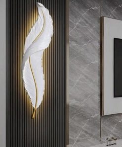 Nordic Feather Wall Lamp
